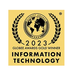 Selo Globee Awards 2023 Gold Winner – Information Technology
