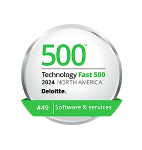 Selo Deloitte Technology Fast 500 2024 North America – 49º lugar em Software & Services