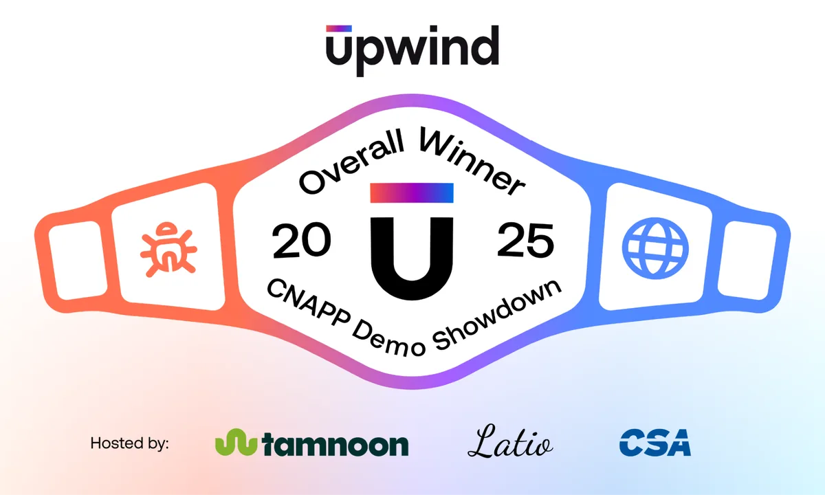 Upwind Overall Winner do CNAPP Demo Showdown 2025
