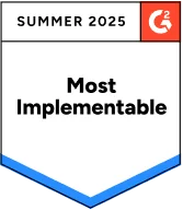 Selo G2 Most Implementable – Summer 2025