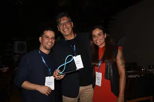 Premiação de parceiros em evento da Nova8