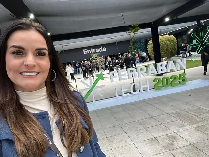 Representante da Nova8 na Febraban Tech 2025