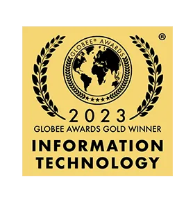 Selo Globee Awards 2023 Gold Winner – Information Technology